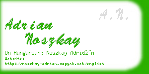 adrian noszkay business card